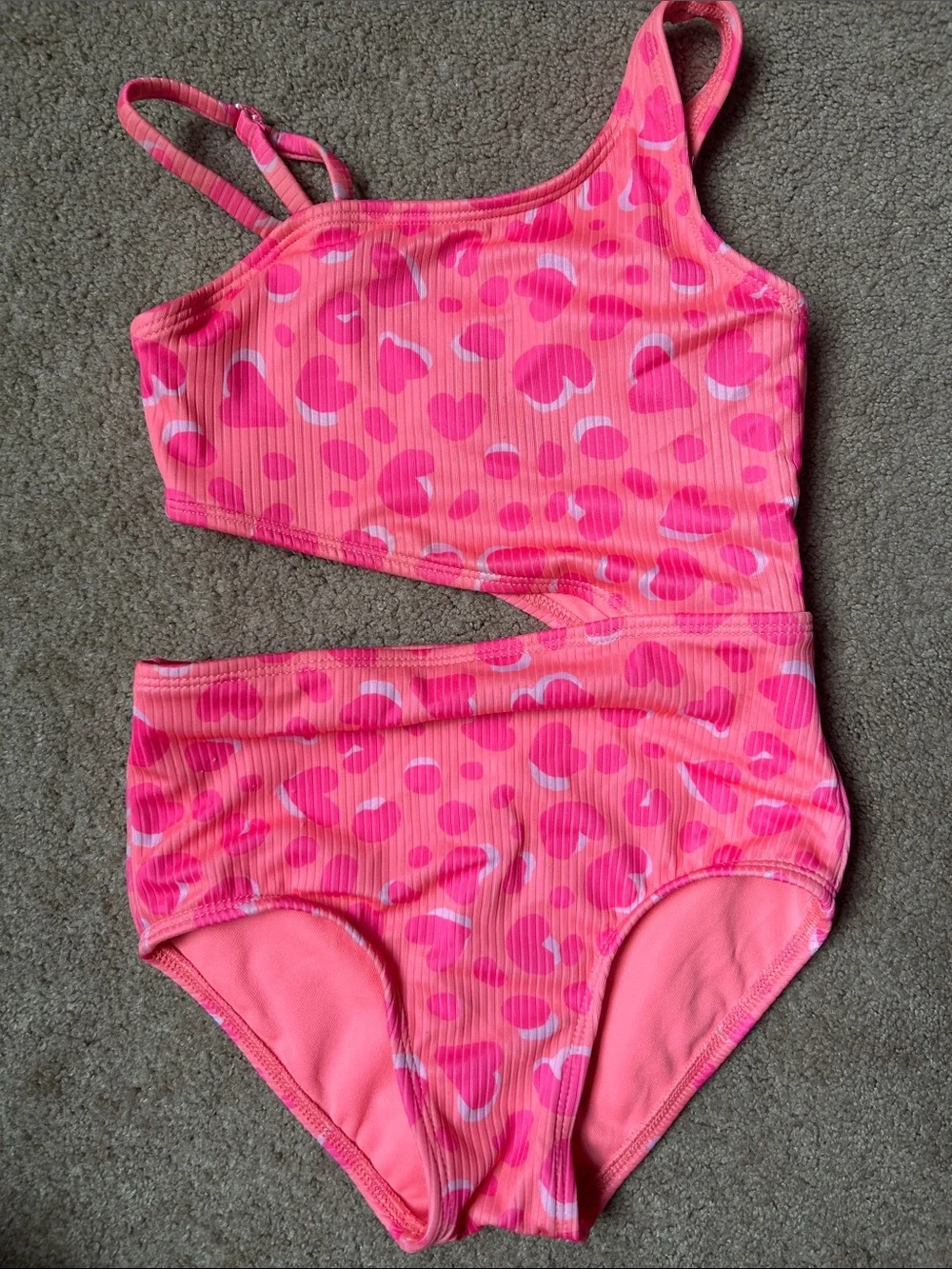 Girls Cat & Jack One Piece Swim with Skirt